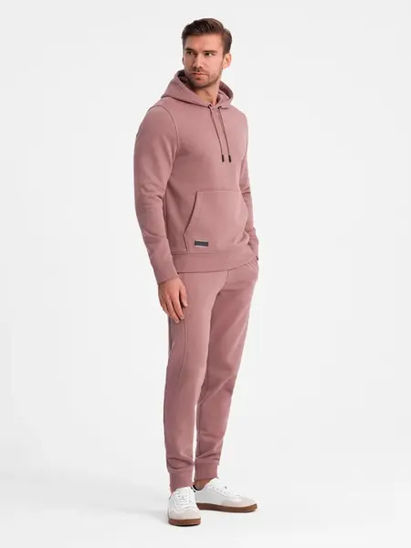 Ombre BASIC men's tracksuit set kangaroo sweatshirt + joggers