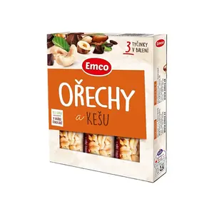 EMCO Tyčinka ořechy kešu 3 x 35 g