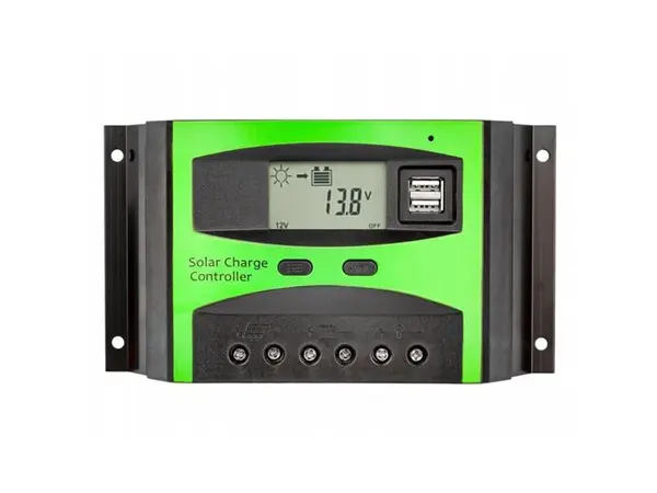PWM solární regulátor HADEX 12-24V/40A + USB