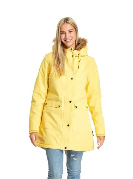 Meatfly dámská parka Amber Vanilla | Žlutá | Velikost S