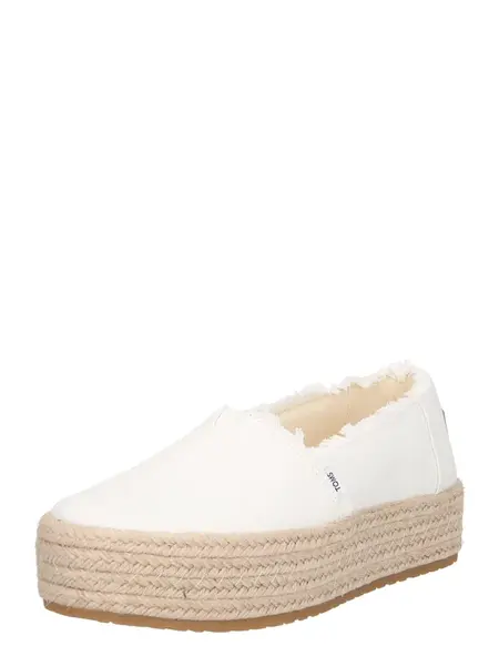 TOMS Espadrilky 'Valencia'  biela