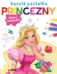 Veselá pastelka Princezny - kniha z kategorie Omalovánky
