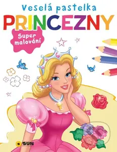 Veselá pastelka Princezny - kniha z kategorie Omalovánky