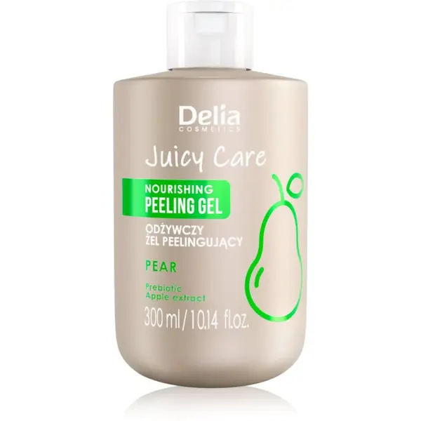 Delia Cosmetics Juicy Care Pear vyživujúci telový peeling 300 ml