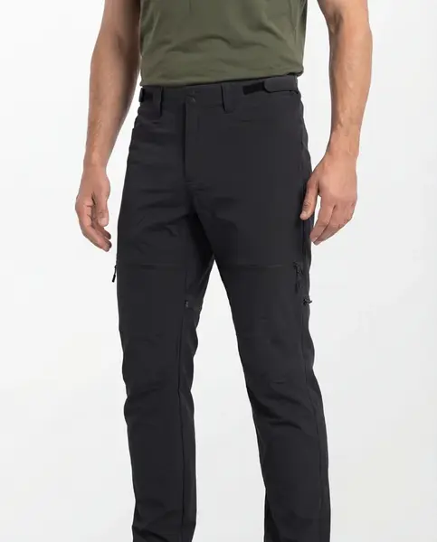 Husky Kusty M L - long, black Pánské outdoor kalhoty