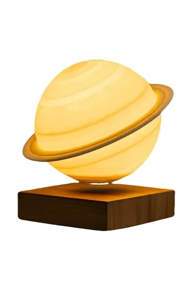 LED lampa Gingko Design Smart Saturn Lamp oranžová barva