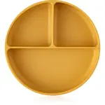 Petite&Mars Take&Match 6m+ dělený talíř kulatý Intense Ochre 1 ks