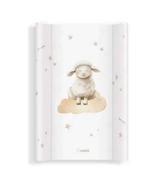 Albero Mio Přebalovací podložka na postýlku, tvrdá, 70×47 cm, Ovečka
