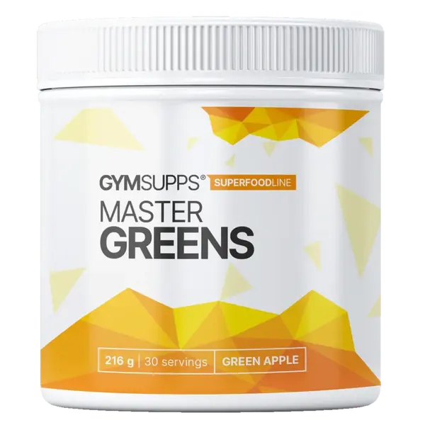 Gymsupps Master Greens zelené jablko