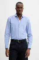 Košile s příměsí lnu HUGO