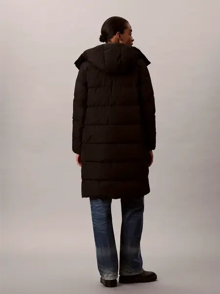 Calvin Klein Jeans Zimná bunda  čierna / biela