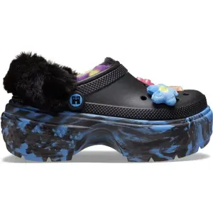 Crocs HAPPY SOCKS X CROCS STOMP BUNDLE Unisex nazouváky, černá, velikost 36/37