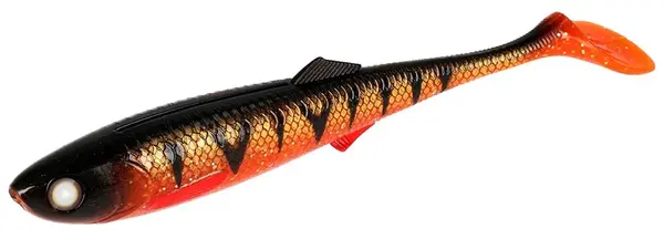 Mikado gumová nástraha sicario orange perch balení - 10,5 cm 10 g 5 ks