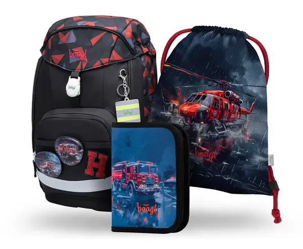 Baagl Školní set Airy Plus Záchranáři