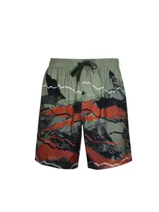 wavebreaker Plavecké šortky  kaki / jasne červená / čierna