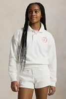 Dětská mikina Polo Ralph Lauren bílá barva, hladká, 313965123001