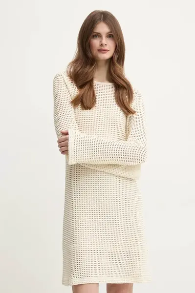 Šaty Marella FEMME béžová barva, mini, 2513621104200