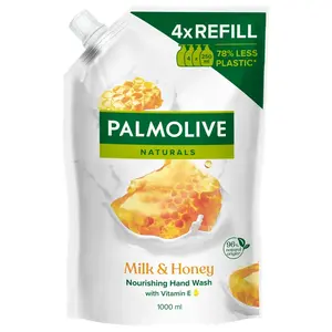Palmolive Naturals Honey & Milk tekuté mýdlo náhradní náplň 1000 ml