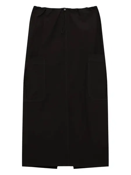 Pull&Bear Sukňa  čierna