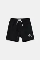 Dětské plavkové šortky Calvin Klein Jeans černá barva, KV0KV00056