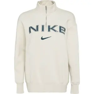 Nike SPORTSWEAR PHOENIX FLEECE Dámská mikina, béžová, velikost
