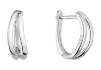 Evolution Group - Pavona Něžné kruhové náušnice ze stříbra 61018