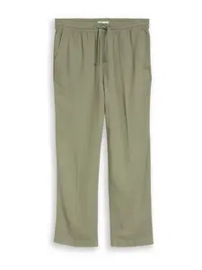 TOM TAILOR DENIM Nohavice  olivová
