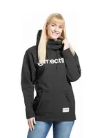 Meatfly dámská softshell bunda Alita Black / White | Černá | Velikost M