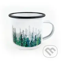 Smaltovaný hrnek Les