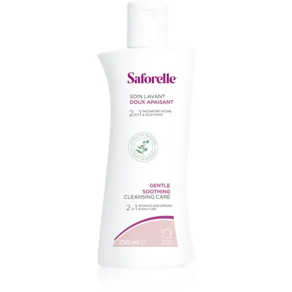 Saforelle Jemná čistící péče gel pro intimní hygienu 250 ml