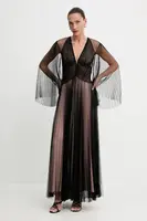 Šaty Twinset černá barva, maxi, 251TS2141