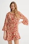 Šaty Liu Jo oranžová barva, mini, WA5027.T5973