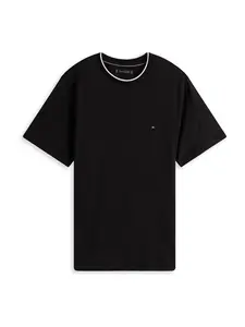 TOMMY HILFIGER Tričko  čierna / biela