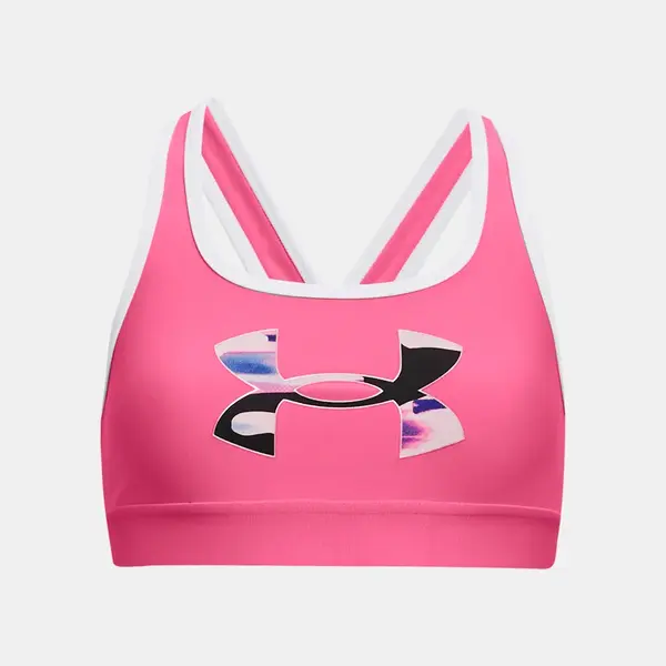 Under Armour Podprsenka G Crossback Graphic-PNK - Holky