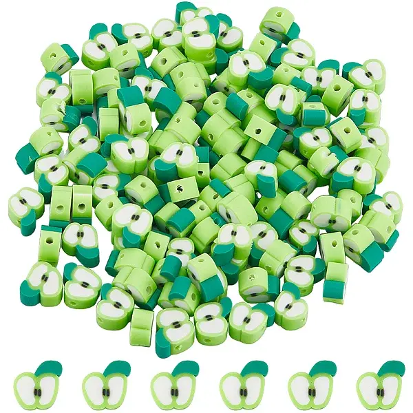 200Pcs Handmade Polymer Clay Beads