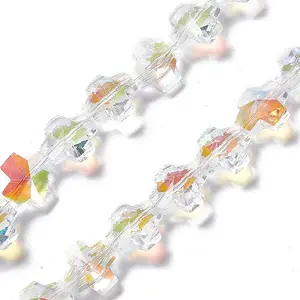 Faceted Glass Beads Strands