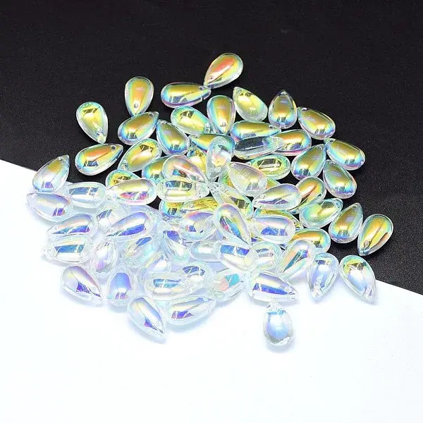 Transparent Glass Charms