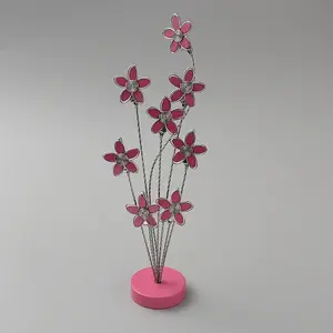 304 Stainless Steel Flower Name Card Holder
