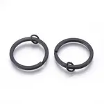 Spray Painted Iron Split Key Rings