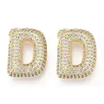 Brass Micro Pave Cubic Zirconia Pendants