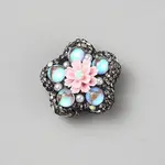 Handmade Polymer Clay Rhiestone Beads