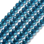 Transparent Glass Beads Strands
