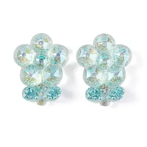 Transparent Epoxy Resin Flower Decoden Cabochons
