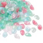 Transparent Spray Painted Glass Pendants