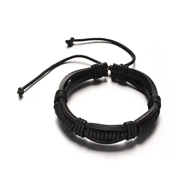 Adjustable Leather Cord Bracelets
