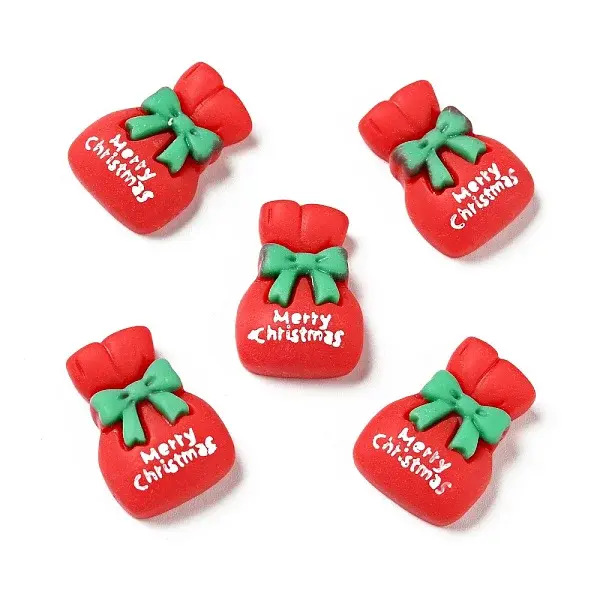 Opaque Christmas Resin Cabochons