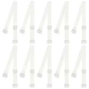 10 Pairs TPU Non-slip Bra Straps