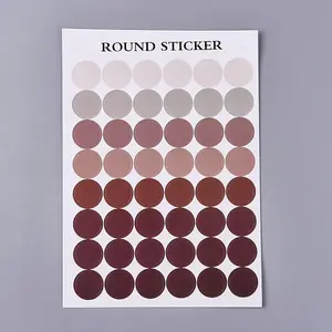 Polka Dot Pattern Decorative Labels Stickers