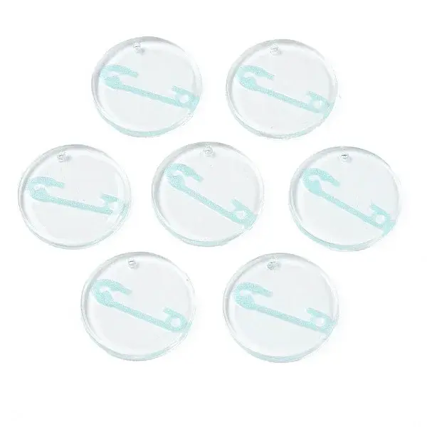 Transparent Resin Pendants
