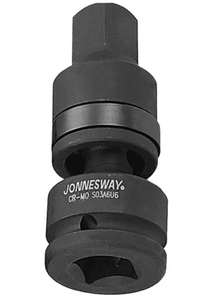 Kloub kulový, 3/4", úderový, pro rázové utahováky - JONNESWAY S03A6U6 Velikost čtyřhranu: 3/8"